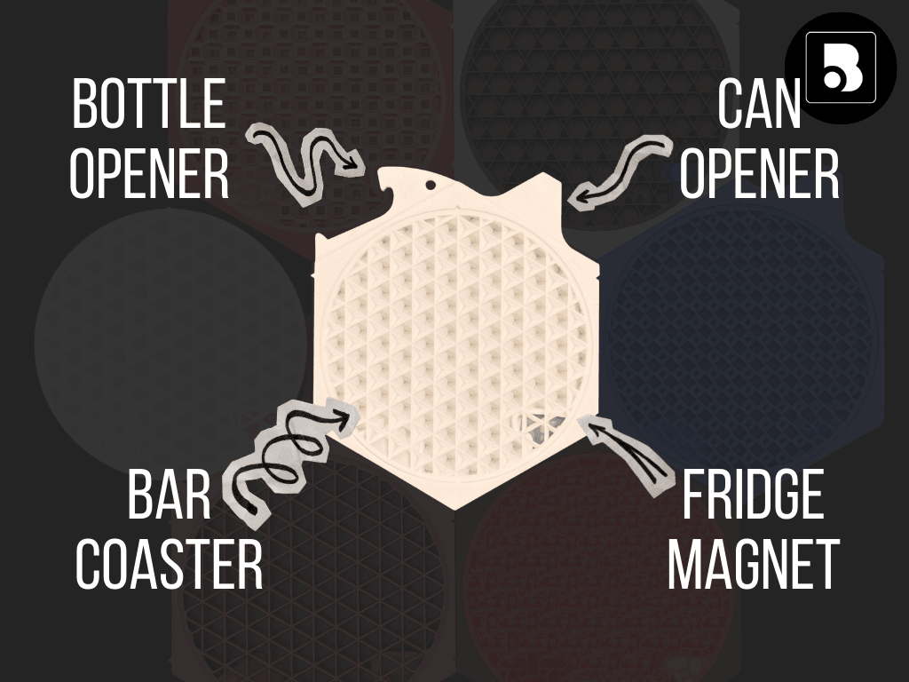 SnapBar - Modular Coaster System 3d model