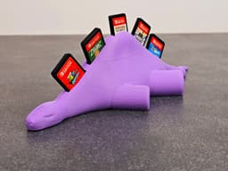 Stegosaurus Nintendo Switch Game Organizer 3d model