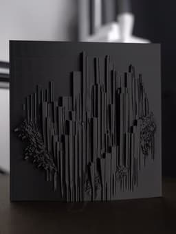 skyline wallart 3d model