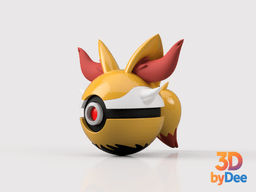 Braixen Pokeball 3d model