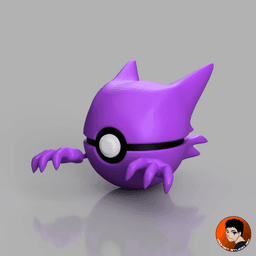 0093 - Haunter Pokeball 3d model