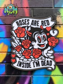 Roses Are Red, Inside I'm Dead Art - Nomz 3d model