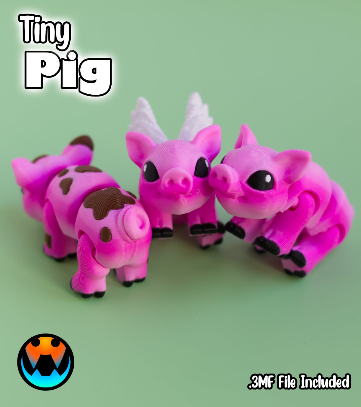 Tiny Pig 3d model