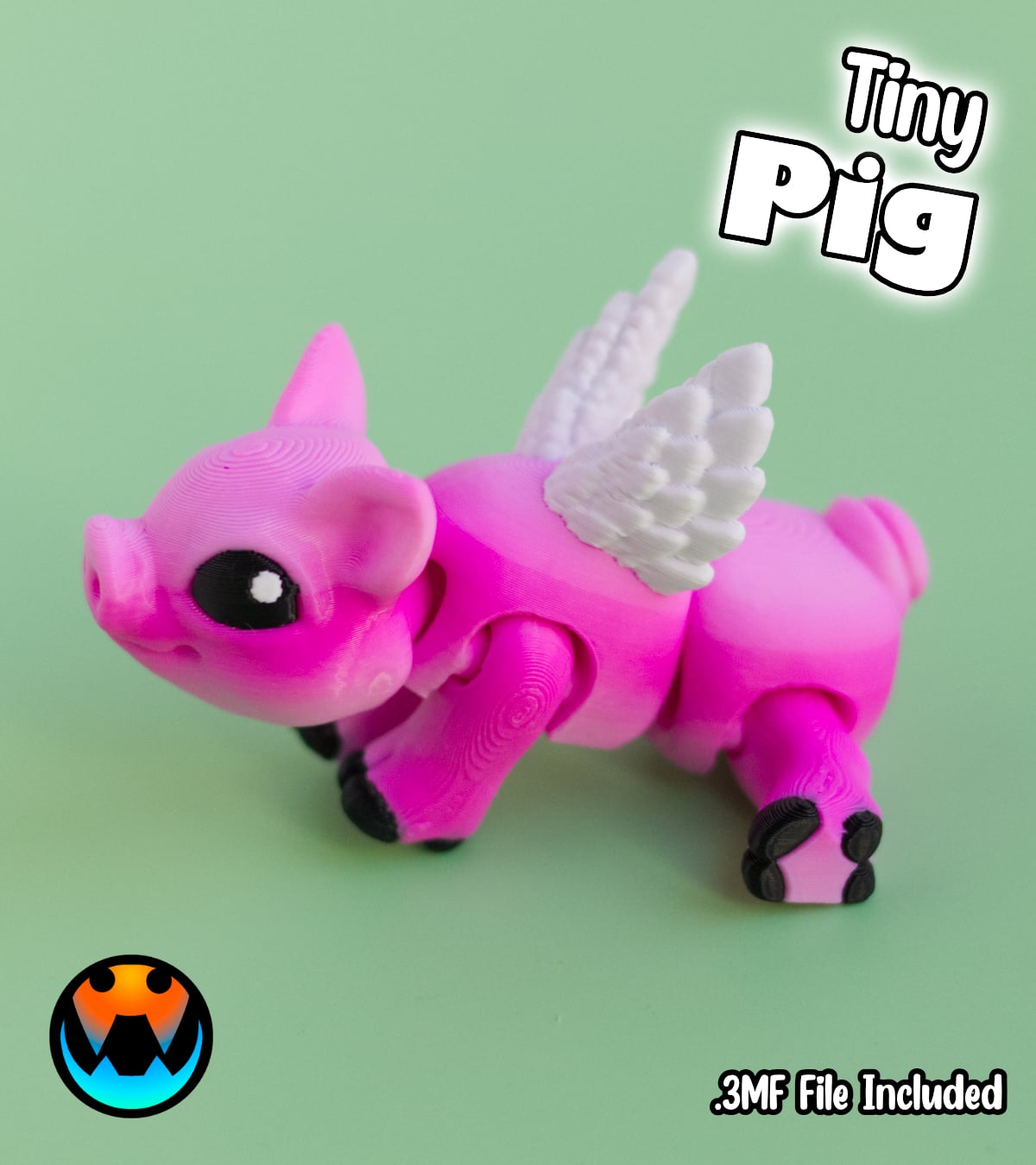 Tiny Pig 3d model