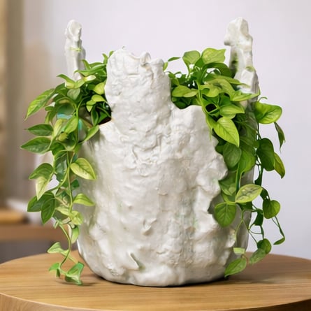 UNIQUE SCULPTURAL ORGANIC PLANTER 3d model