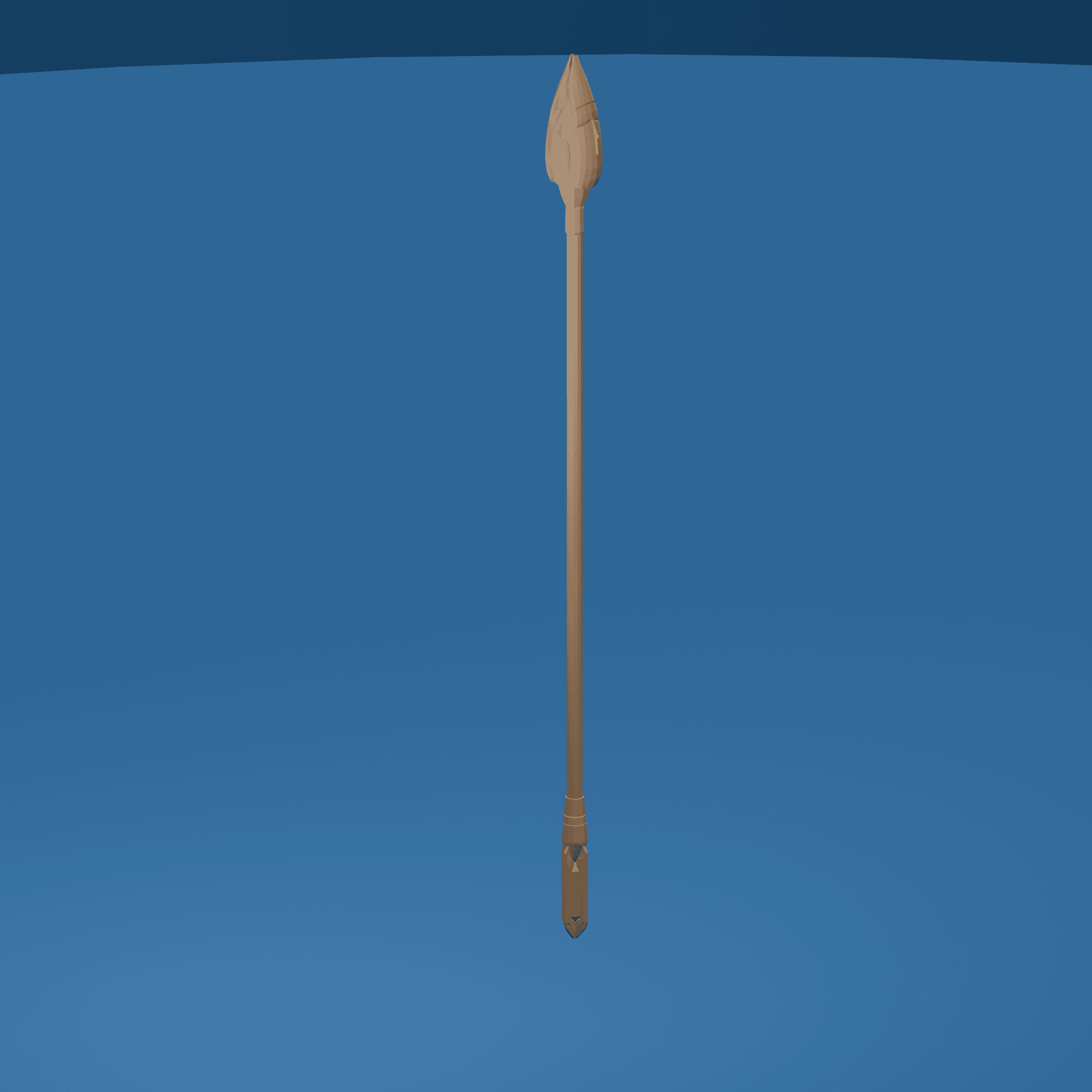 Fantasy Magic Staff v2 3d model