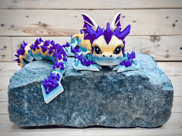 Amythyst dragon (long) 3d model
