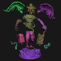 Cthulhu - The Sleeper of R'lyeh 3d model