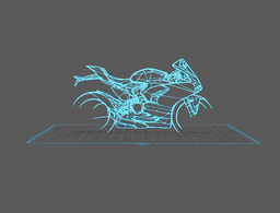 Ducati - Panigale V2 Wall Art 3d model