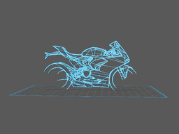 Ducati - Panigale V2 Wall Art 3d model