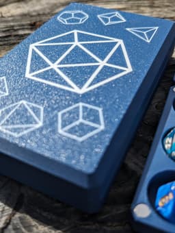 Dice Storage Vault for D&D and Pathfinder - Triple Set Dice Box STL - Tabletop Game Accessories 3d model