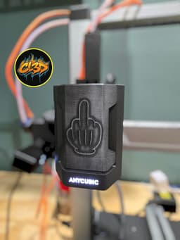Anycubic Kobra 3 Extruder Cover - Middle Finger 3d model