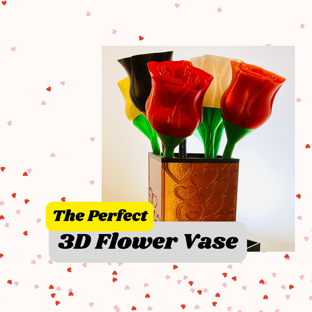 The Perfect 3D Flower Vase 3d model