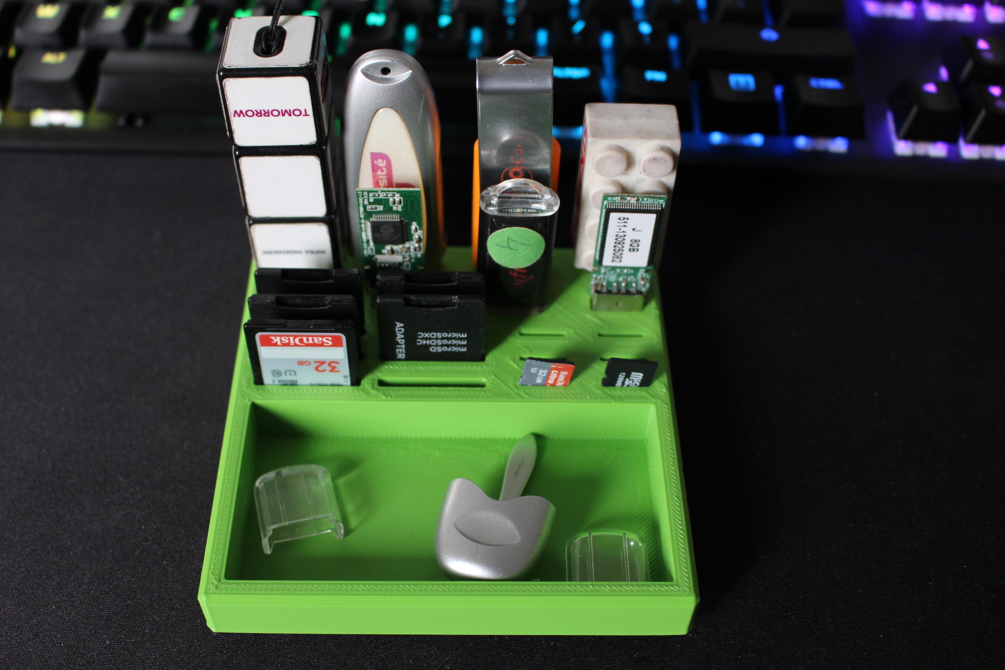 Desk drives organizer 3d model