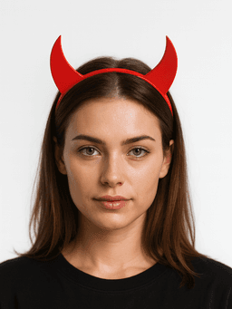 Devil Horns Funny HeadBand, Halloween Party Accessories, Halloween Surprise & Gift, Party 3d model