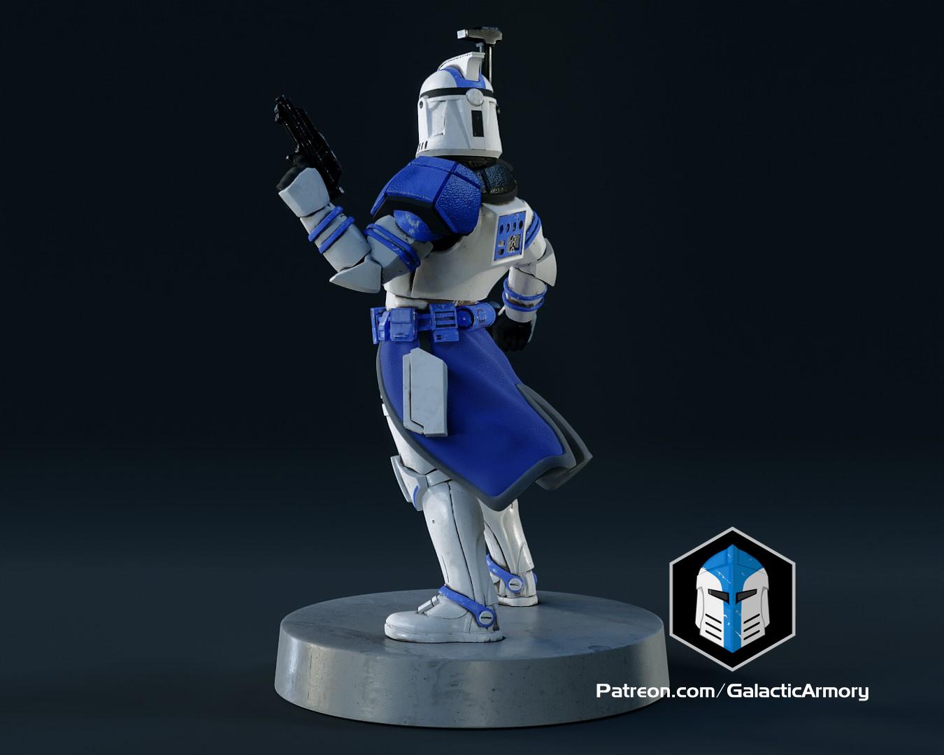Clone Trooper Figurine - Officer 3d model
