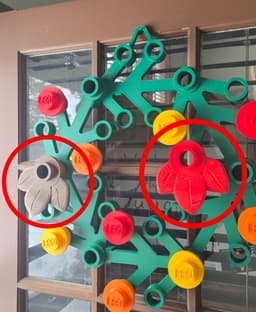 Wreath Decoration: Leaf 3d model