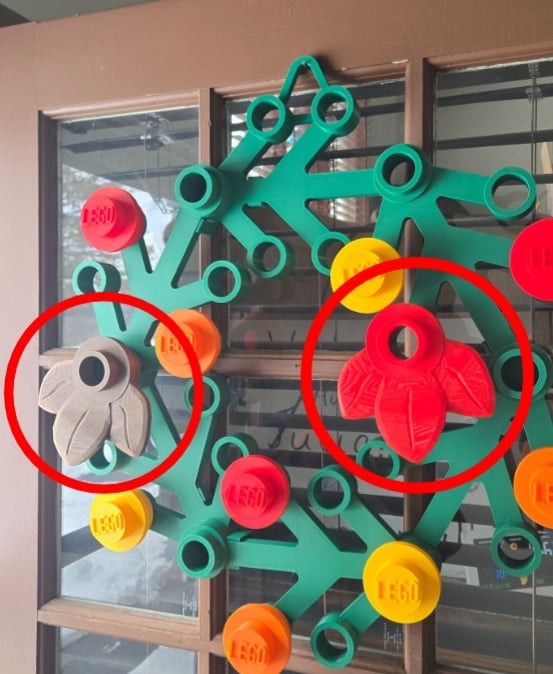 Wreath Decoration: Leaf 3d model