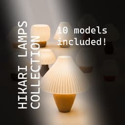 Hikari Lamps Collection BUNDLE 3d model