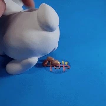 Jelly Bean Pooping Bunny 3d model