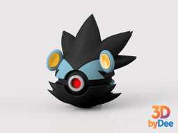 Luxray Pokeball 3d model