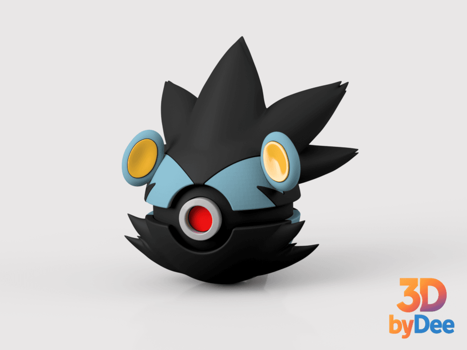 Luxray Pokeball 3d model