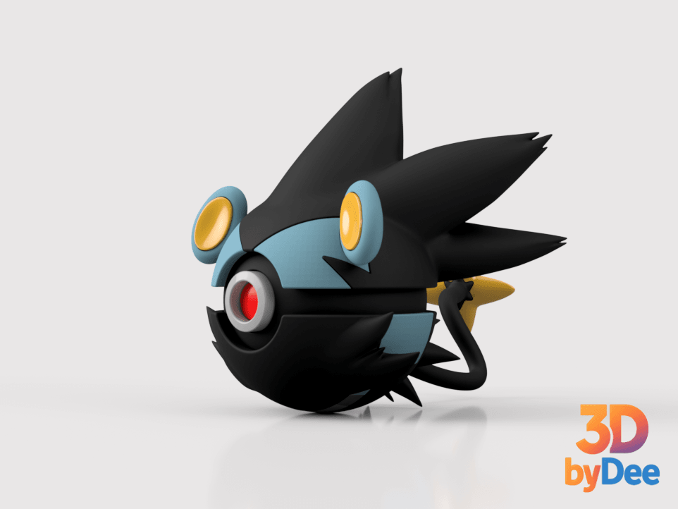 Luxray Pokeball 3d model