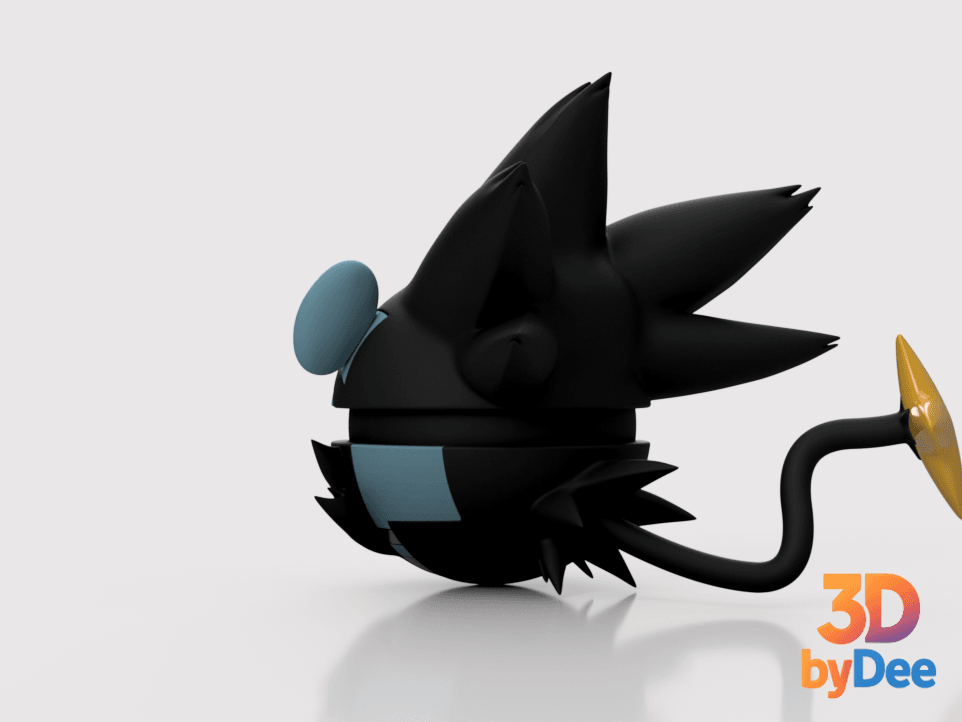 Luxray Pokeball 3d model