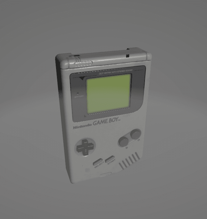 Nintendo GameBoy 3d model