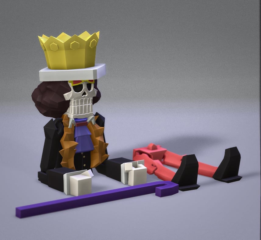 Low Poly Flexi Brook 3d model