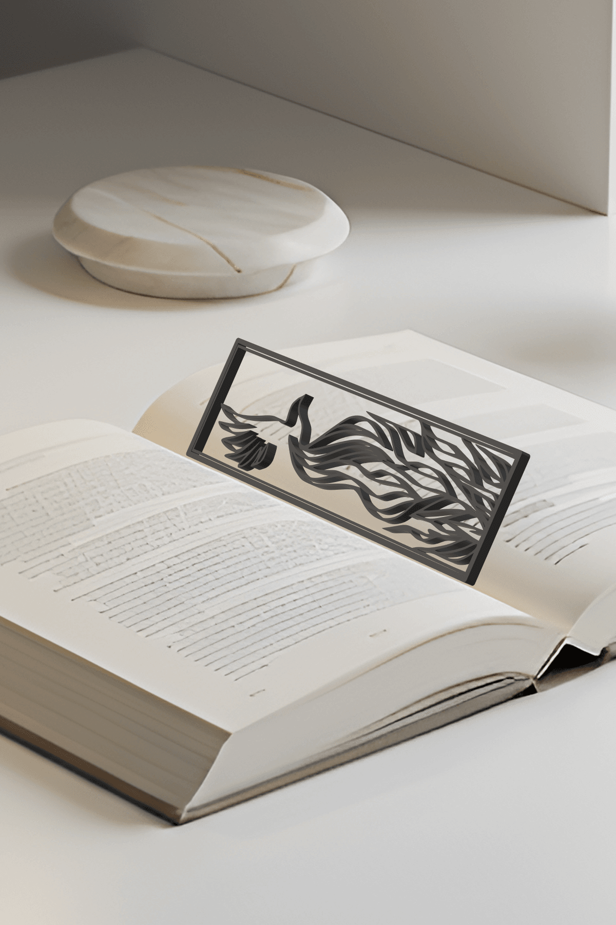 Bird Bookmark, Gift Idea 3d model