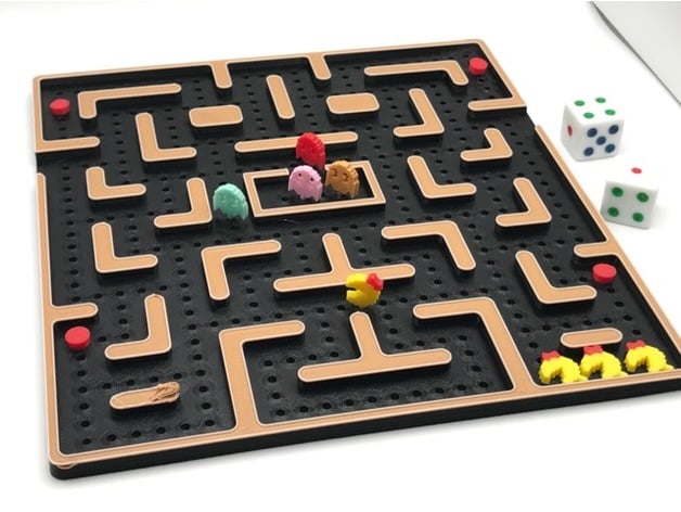 MsPacMan Board game Third level 3d model