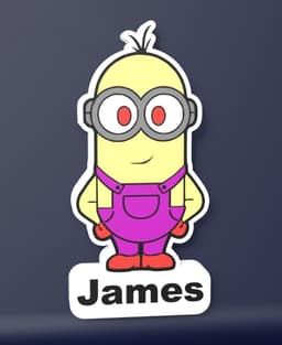 Kevin Minion - LED Strip compatible 3d model