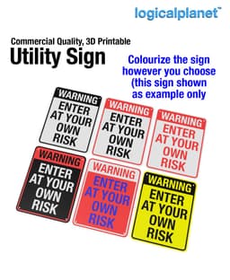 NO ENTRY | AUTHORIZED PERSONNEL ONLY Sign 3d model