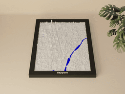 Sapporo - 3D Miniature 3d model