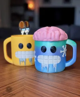 Brain Freeze - Ice Cream Pint Holder 3d model