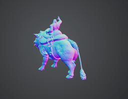 SADDLED DAEDON 3d model
