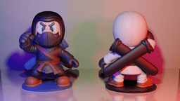 Ninja Mario – Knife Holder Edition! 3d model