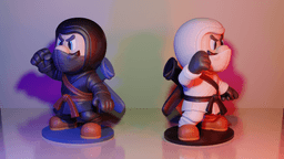 Ninja Mario – Knife Holder Edition! 3d model