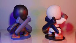 Ninja Mario – Knife Holder Edition! 3d model
