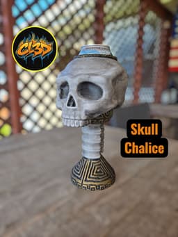 Skull Chalice Can Koozie 3d model