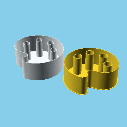 Palette, nestable box (v1) 3d model