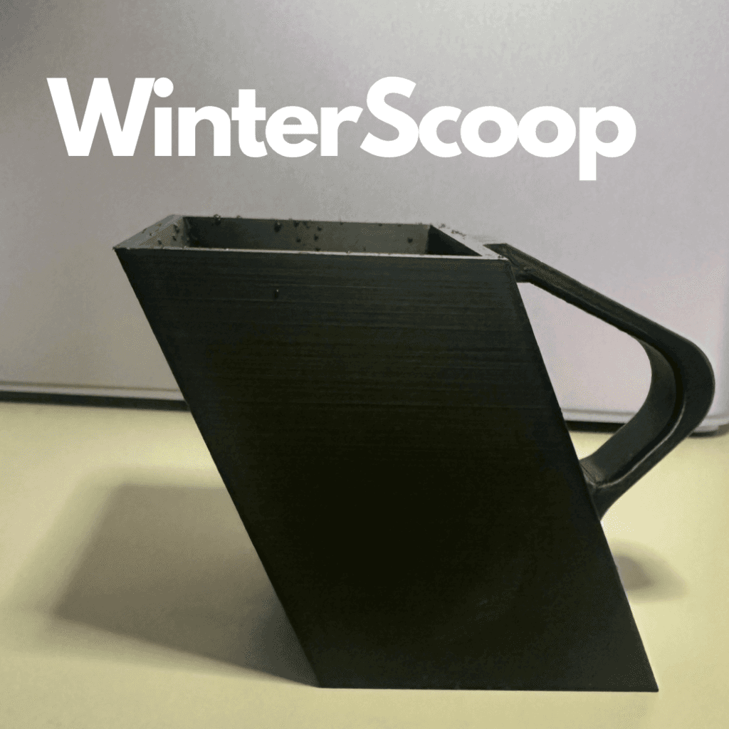 WinterScoop - Effortless Salt Dispensing for Clear Pathways 3d model