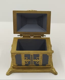 Genshin Impact Luxurious Chest Replica - Functional Storage Box 3d model