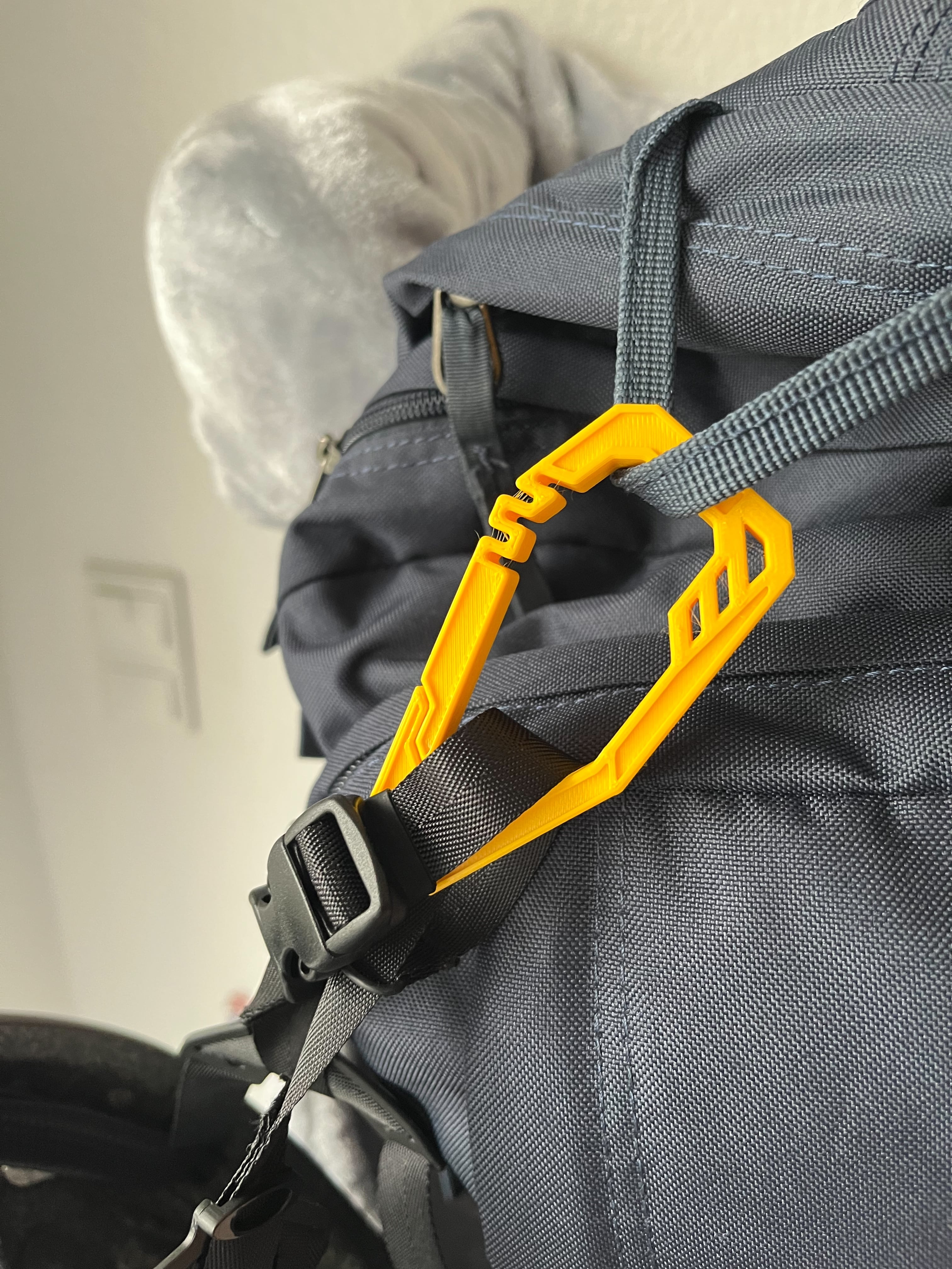 Print in Place Snap Hook 3d model
