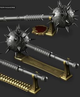 Hawkman stand for the Mace 3d model