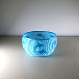 Infill Dolphin Bowl 3d model