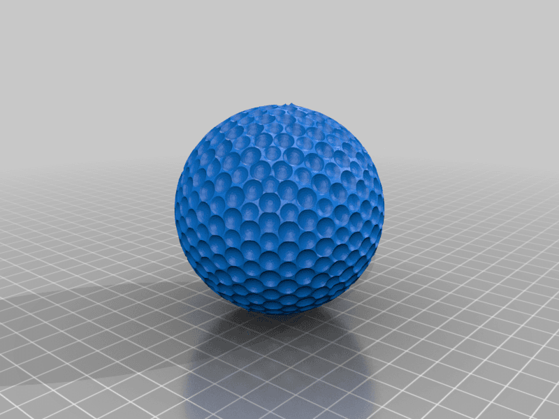 golfball 3d model