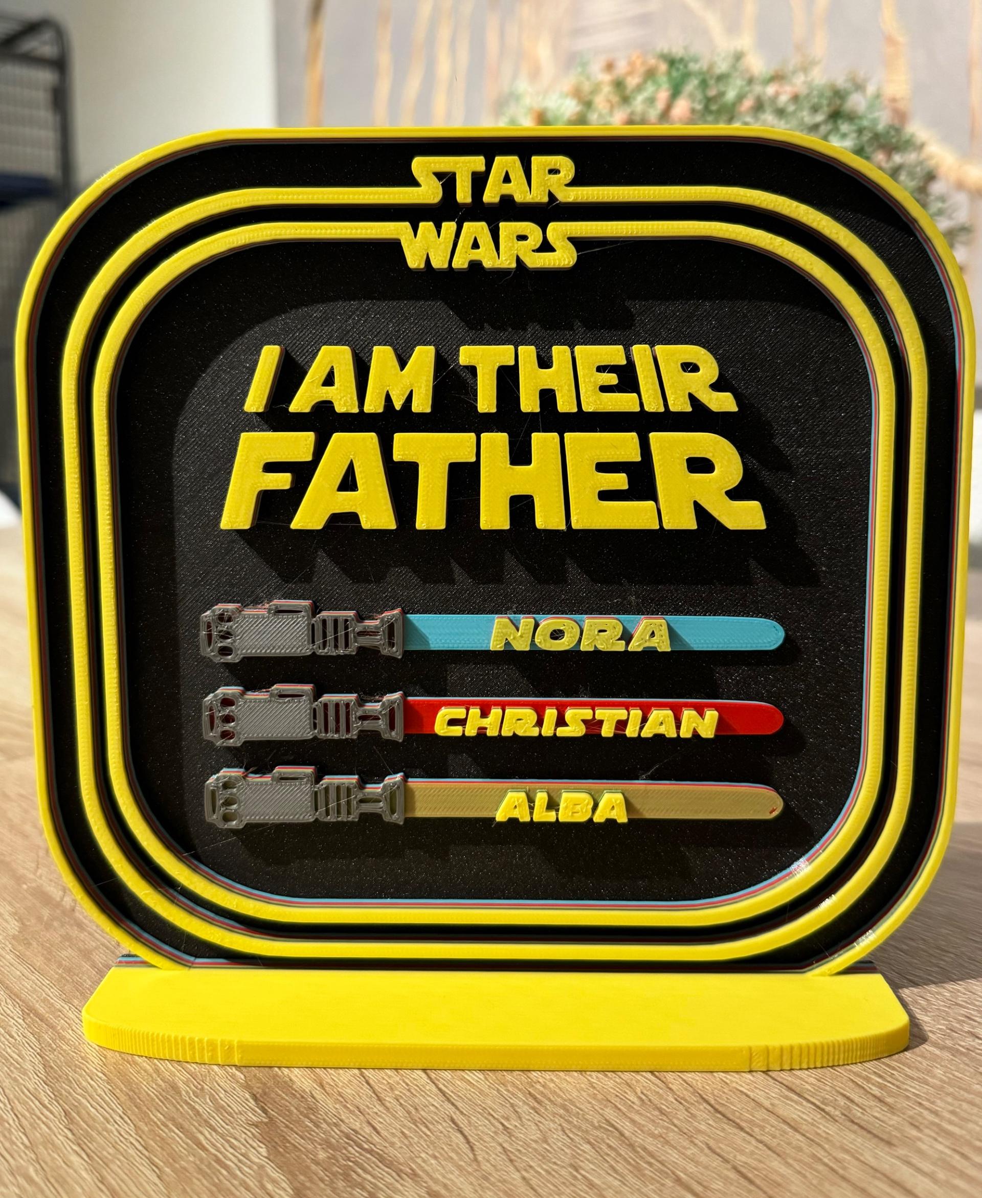 I Am Their Father Ornament (six versions) 3d model