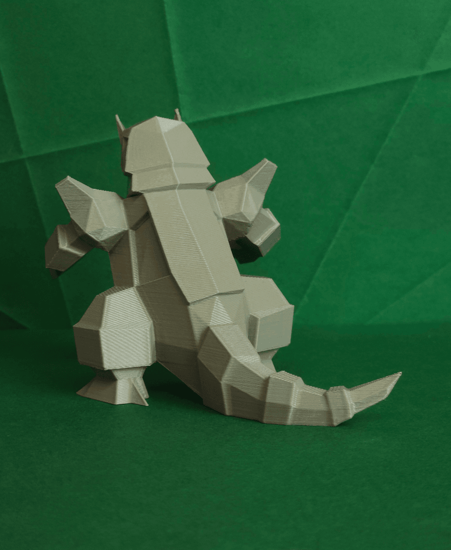 Aggron Low Poly Pokemon 3d model